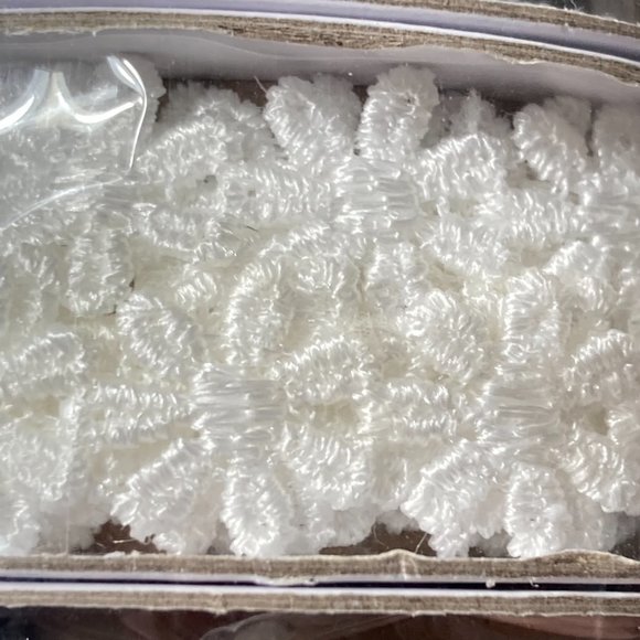 Black & White Coordinated Trim Ribbon 5 Rolls 2 Yards Each Flower Polka Dot - Picture 4 of 11